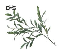 (as the picture, E) Artificial Greenery Branches Faux Greenery Stems Fake Leaves Artificial Foliage Twig Plants for Home Office Wedding Decor Vase Filler