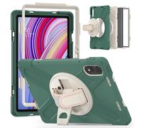 (as the picture, Emerald Green) Kickstand Tablet Case For Xiaomi Redmi Pad Pro 5g/redmi Pad Pro/poco Pad 5g/4g Tpu Pc Silicone Cover