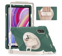 (as the picture, Emerald Green) Tablet Case With Shoulder Strap For Xiaomi Redmi Pad Pro 5g/redmi Pad Pro/poco Pad 5g/4g Kickstand Cover