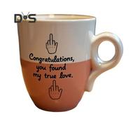 (as the picture, F) Cruel Facts Coffee Mug Unapologetically Bold Middle Finger Ceramic Water Cup Reading Enthusiast Cup Sassy Coffee Mug