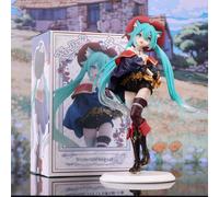 (as the picture, Fairytale Wonderland Hatsune) "Hatsune Miku Mermaid Fairytale Wonderland Figure with Big Eared Dog and Sakura MiKu Ornament"