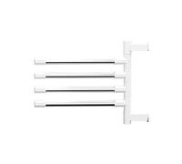 (as the picture, Four Layer) Anti-rust Towel Rack Stable Practical Bathroom Wall Hook Rail
