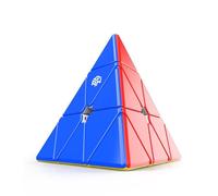 (as the picture) GAN pyramid M Enhanced Core positioning Magnetic 3x3x3 Speed Cube Pyraminxes 3x3 Magic Cube Puzzle kids Toys for Children