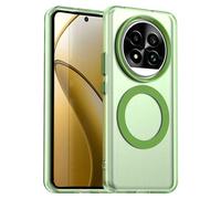 (as the picture, Green) For Realme 13 Pro 5g (global)/13 Pro+ 5g (global) Case Compatible With Magsafe Pc+tpu+pet Anti-drop Phone Cover