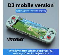 (as the picture, Green+receiver) VAORLO Wireless Gamepad Bluetooth-compatible Type-C Gaming Controller Portable Joystick Gamepads For PS4 IOS Android /switch PC