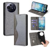 (as the picture, Grey) Wallet Case For Tcl 50 Nxtpaper 5g/50 Pro Nxtpaper 5g Pu Leather Stand Phone Cover Wave Shape Rfid Blocking