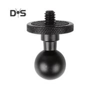 (as the picture, H) Camera Mount Clamp 360-degree Swivel 17mm Ball Head Magic Arm with Clamp Camera Adapter Clip with 1/4" Thread for GoPro Camera