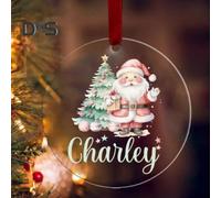 (as the picture, H) Housewarming Gift Christmas Ornament 2024 First Home Hanging Ornament Acrylic New House Keepsake for New Homeowners