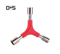(as the picture, Hexagonal Wrench) Y-Shaped 3 Way Socket Wrench Steel Triangle Hex Wrench Bike Repair Tool 4/5/6mm Y-Type Internal Hexagon Wrench for Bicycle Cycling Maintenance