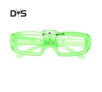 (as the picture, I) Kids Glow-in-the-Dark Glasses 3 Light Modes Light-Up Frames Battery-powered Heart Shape Cosplay Birthday Party Photo Prop LED Glasses