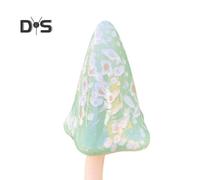 (as the picture, I) Planter Insert Ceramic Mushroom Colorful Glazed Mushroom Decoration Hand-Painted Toadstools Sculptures for Outdoor Fairy Garden Decor