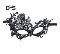 (as the picture, K) Women Black Lace Masque Sexy Venetian Masque Upper Half Face Party Masque for Masquerade Prom Carnival Nightclub