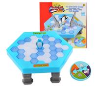 (as the picture) Kids Save Penguin Ice Block Breaker Trap Toys Funny Parent Children Kids Table Game Kids Toy Stress Reliever Decor