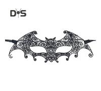 (as the picture, L) Women Black Lace Masque Sexy Venetian Masque Upper Half Face Party Masque for Masquerade Prom Carnival Nightclub