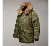 (as the picture, M) Men 'S Winter Jacket Classic Parka For Extreme Cold Weather Waterproof Removable Faux Fur Around Hood