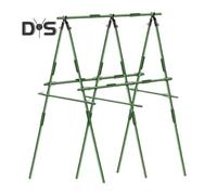(as the picture, M) Metal Garden Trellis for Climbing Plants A-Frame Grape Trellis with Non-Slip Texture Outdoor Plant Support Trellis for Vines Flowers Vegetables