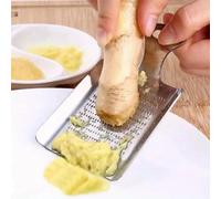 (as the picture, M) Stainless Steel Garlic Ginger Root Vegetable Grinder, Kitchen Grinding Spoon, Kitchen Small Tools, Multifunctional Stainless Steel Vegetable Grinder