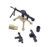 (as the picture) Machine Gun Mg34 Browning Dp-28 Weapons Swat Specia Force Minifigure Gun Building Blocks Kit Bricks Sets Arms Model Kids Toys