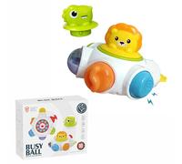(as the picture) Montessori Baby Busy Ball Multi-Functional Busy Grasping Ball Soothing Finger Action Fine Training Toy Educational Toy Kids Gift