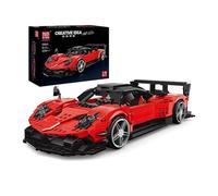 (as the picture) MOULD KING 10041 Technical F1 Car Pagani Zonda Sport Car Model Building Blocks Bricks Supercar Toys Collection Gifts For Kids
