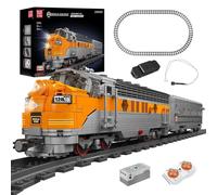 (as the picture) Mould King 12018 Train Building Block Kits Model Gift for Kids Age 8+/Adult Collections Enthusiasts 1541 Pieces, with Rail/Motor, APP Remote Control