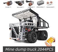 (as the picture) Mould King 13170 Cars MOC 29699 Liebher Terex T284 Mining Excavator Dump Truck Motor Car Model Building Blocks Toys Kids Gifts