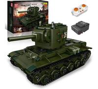 (as the picture) MOULD KING 20026 Military World War II KV-2 Tank Toys Building Blocks Bricks Remote Control Tank Model For Boys Birthday Gift