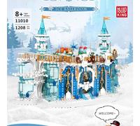 (as the picture) MOULD KING Building Blocks Creative The MOC Ice Ballroom Model Sets Assembly Bricks Kids Educational Toys Christmas Gifts