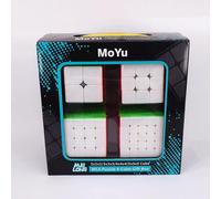 (as the picture) MoYu 2x2x2 3x3x3 4x4x4 5x5x5 Magic Cube Gift Box Meilong 2x2 3x3 4x4 5x5 Speed Cube Puzzle Cubo Magico