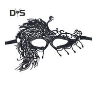 (as the picture, N) Women Black Lace Masque Sexy Venetian Masque Upper Half Face Party Masque for Masquerade Prom Carnival Nightclub