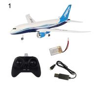 (as the picture, One Battery) Play with You Remote Control Aircraft Drone 787 Fixed Wing Plane Kit Toy