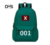 (as the picture, One Size B) TV Character Backpack Game Cosplay Schoolbag with Large Main Bag And Internal Partition Number Printing Rainproof Backpack for City Commute Outdoor