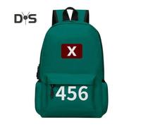 (as the picture, One Size D) TV Character Backpack Game Cosplay Schoolbag with Large Main Bag And Internal Partition Number Printing Rainproof Backpack for City Commute Outdoor