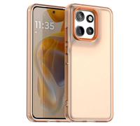 (as the picture, Orange) For Motorola Edge 50 Neo 5g/s50 5g Case Pc+tpu+pet Matte Anti-drop Phone Back Cover