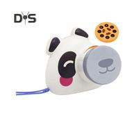 (as the picture, Panda) Children Fun Projection Camera Toy Dynamic Projector With 8 Patterns Interactive Storytelling Toy For Early Education