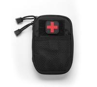 (as the picture) Portable Military First Aid Kit Empty Bag Bug Out Bag Water Resistant For Hiking Travel Home Car Emergency Treatment