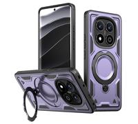 (as the picture, Purple) For Xiaomi Redmi Note 14 Pro 5g/poco X7 5g Case Compatible With Magsafe Military Protection Pc+tpu Kickstand Phone Cover