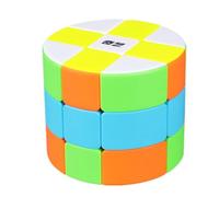 (as the picture) Qiyi Barrel Cube 3x3x3 Stickerless Strange-Shape Magic Cube Twisty Mgaic Cube Learning&Educational Puzzle Toys