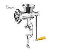 (as the picture, S) Meat Grinder Manual Mincer Sausage Maker Table Mount Pork Mincer Stainless Steel Adjustable Clamp Kitchen Tool Beef Pork Fish Chicken Sausage Making