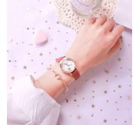 (as the picture, Seven o'clock cat (watch only)) Women's Quartz Watch with Luminous Needle and Cat Detail at Seven and Six O'clock
