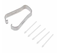 (as the picture, White) 5pcs Touch Stylus Tips With Clip (without Logo) For Samsung Galaxy Tab S9/s9+/s9 Ultra/s9 Fe/s9 Fe+/s8/s8+/s7/s7+/s7 Fe/s6/s6 Lite