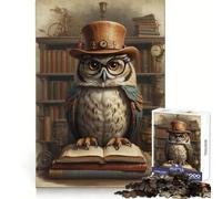As Wise As A Steampunk Owl 1000-piece Puzzle for Adults Logic Fun Pastime Game Home Enjoyable Birthday Present (50x75cm)