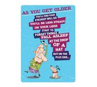 As You Get Older... - Funny Cartoon Birthday Card