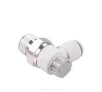AS1201F AS2201F AS3201F-01,02,03,04,M3,M5-04 06 04S 06S 08S 10S 12S AS2201F-01-04SA Throttle Valve Pneumatic Governing Adapter 1Pcs(AS4201F-04-16,SA-Push-Lock Type)