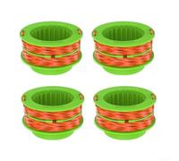 AS1300 Trimmer Spool for EGO ST1500 4 Pack Pre-Wound Dual Twist Line 0.095in 17ft Nylon Grass Refill Outdoor Yard Work