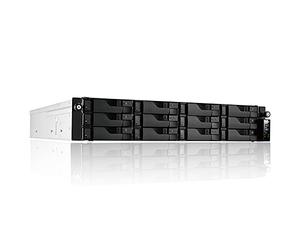 AS7112RDX - ASUSTOR Lockerstor 12 Pro, 12-Bay NAS, Intel 9th Xeon E-2224, 8GB DDR4, 1GbE x4, M.2 (2280 NVMe SSD) Ports, PCIe x2 Expansion Ports