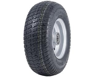 AS8234 Wanda P332 13x5.00-6 Grass Lawnmower Tyre & Steel Rim, 4-Ply Turf, 25mm 6205 Bearings (E-marked)