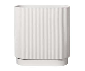 ASA 63014091 Art Deco Vase, Porcelain, White, 26 x 12 x 30 cm
