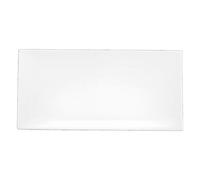 ASA à table Plate Rectangular, Plate, Fine Bone China, Warm White, W 16 cm