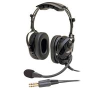 ASA AirClassics HS-1A Pilot Headset Durability - 23 dB Noise Reduction - Noise-Canceling Mic - Stereo/Mono - Gold-Plated Plugs Essential Aviation Headset - General Aviation Headsets for Pilots